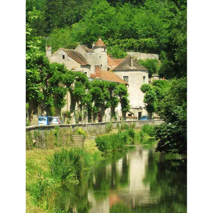 Noyers-sur-Surien Medieval France Wall Decal Printed