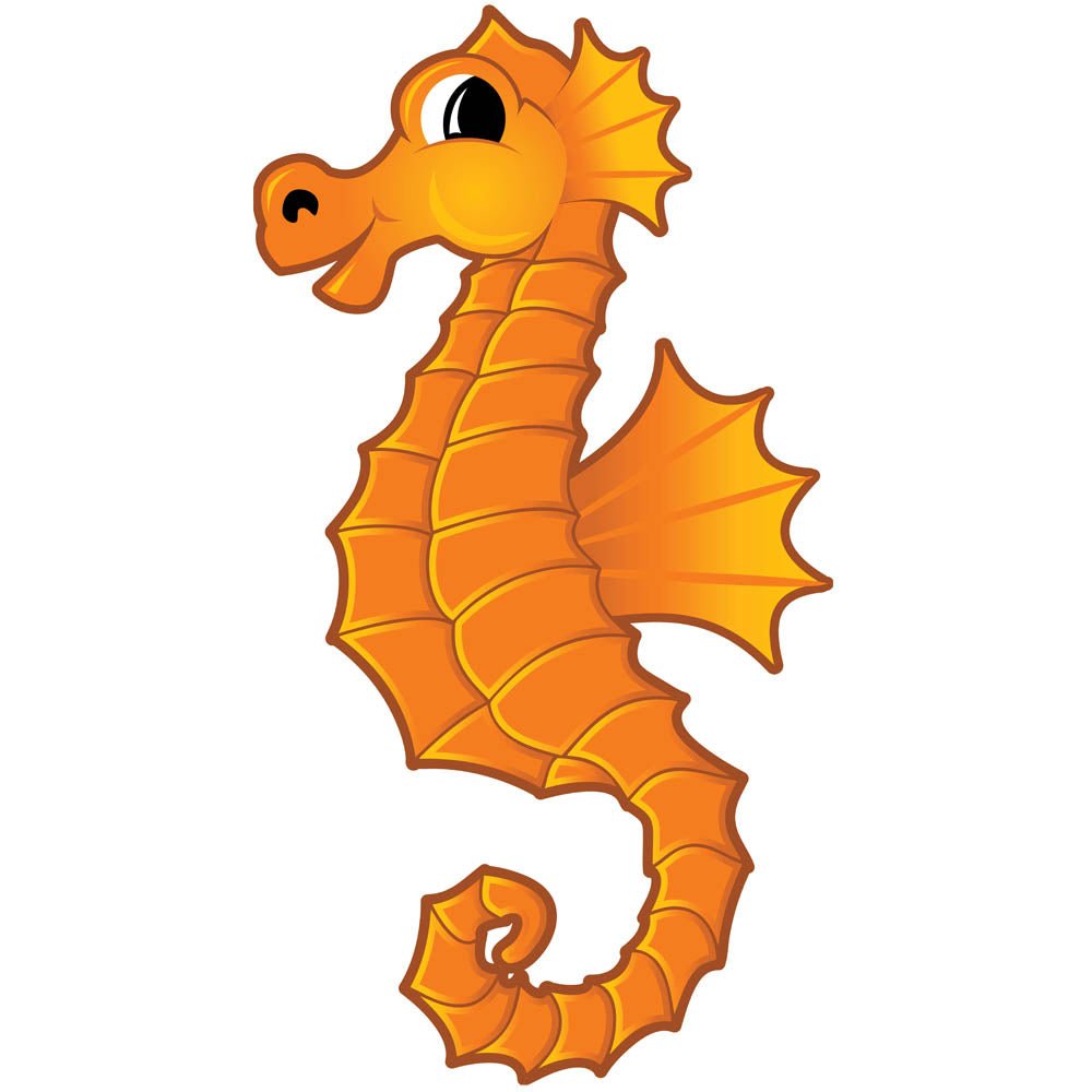 Seahorse Wall Decal Printed | Wallhogs