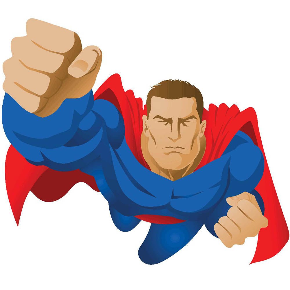 Super Hero Wall Decal Printed | Wallhogs