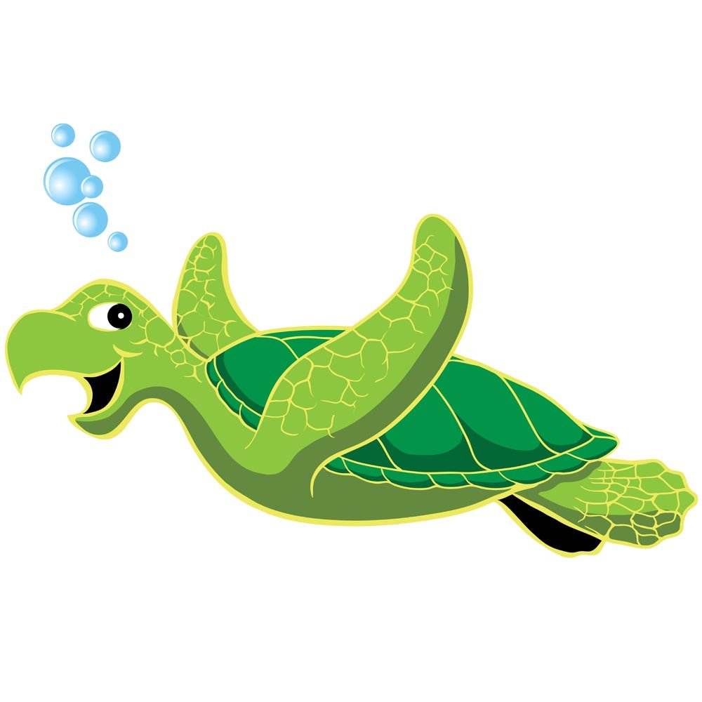 Sea Turtle Wall Decal Printed | Wallhogs