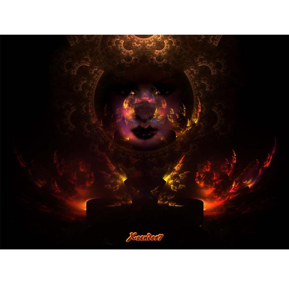 Beauty in the Pit of Fire Wall Decal Printed | Wallhogs