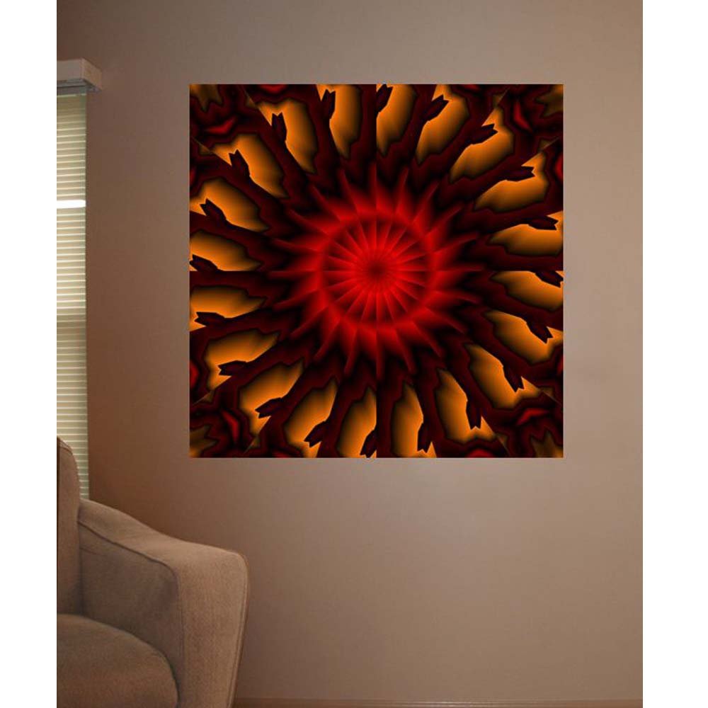 Branches Fractal Art Gloss Poster Installed | Wallhogs