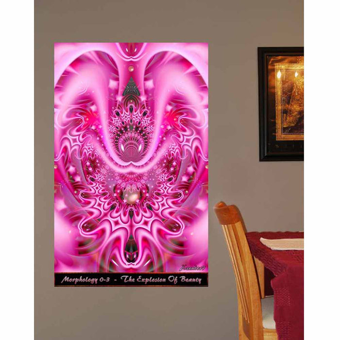 Explosion of Beauty Gloss Poster Installed | Wallhogs