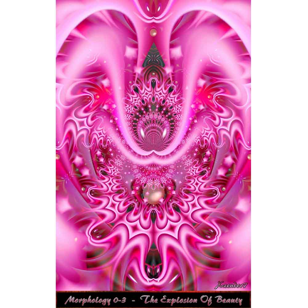 Explosion of Beauty Wall Decal Printed | Wallhogs