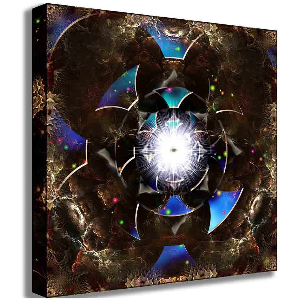 Eye of Eternity Within the Sphere of Light Canvas Printed | Wallhogs