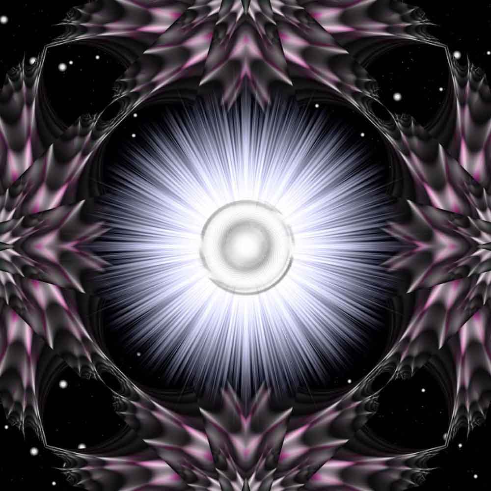 Garden of Light Fractal Art Wall Decal Printed | Wallhogs