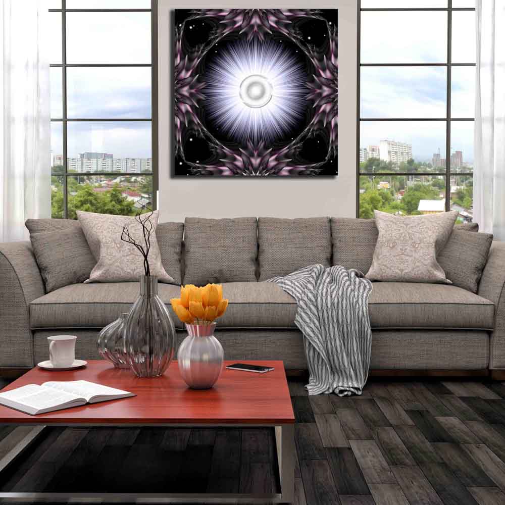 Garden of Light Canvas Print Installed | Wallhogs