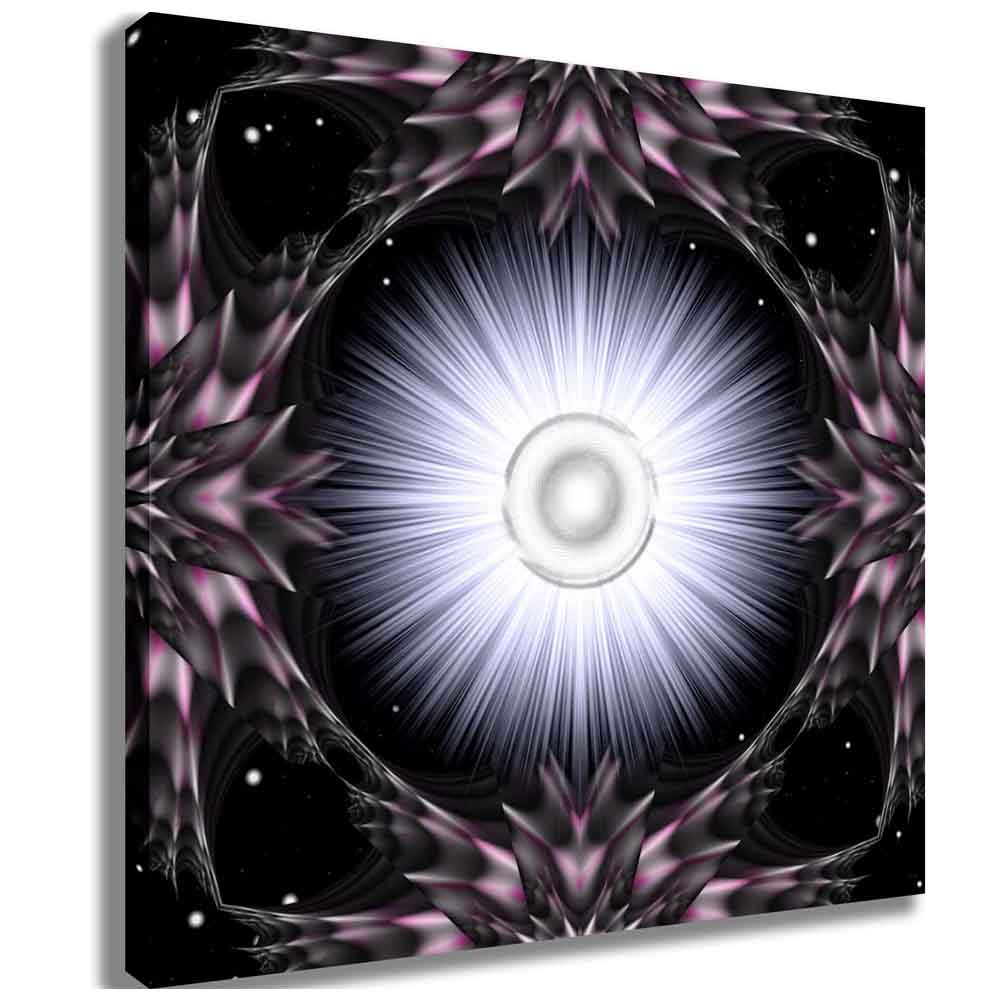 Garden of Light Fractal Art Canvas Printed | Wallhogs