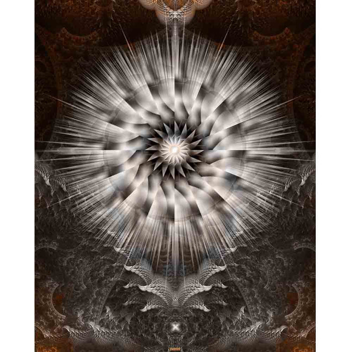 Radiance Fractal Art Gloss Poster Printed | Wallhogs