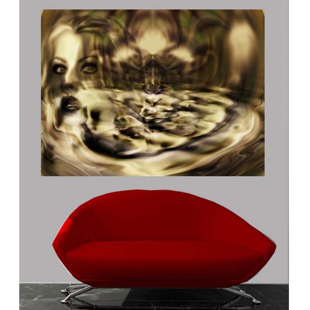 Ripples in the Wonder of Echoes Wall Decal Installed