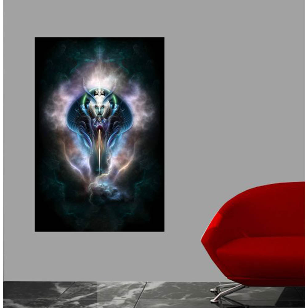 Thera the Ethereal Queen Wall Decal Installed | Wallhogs