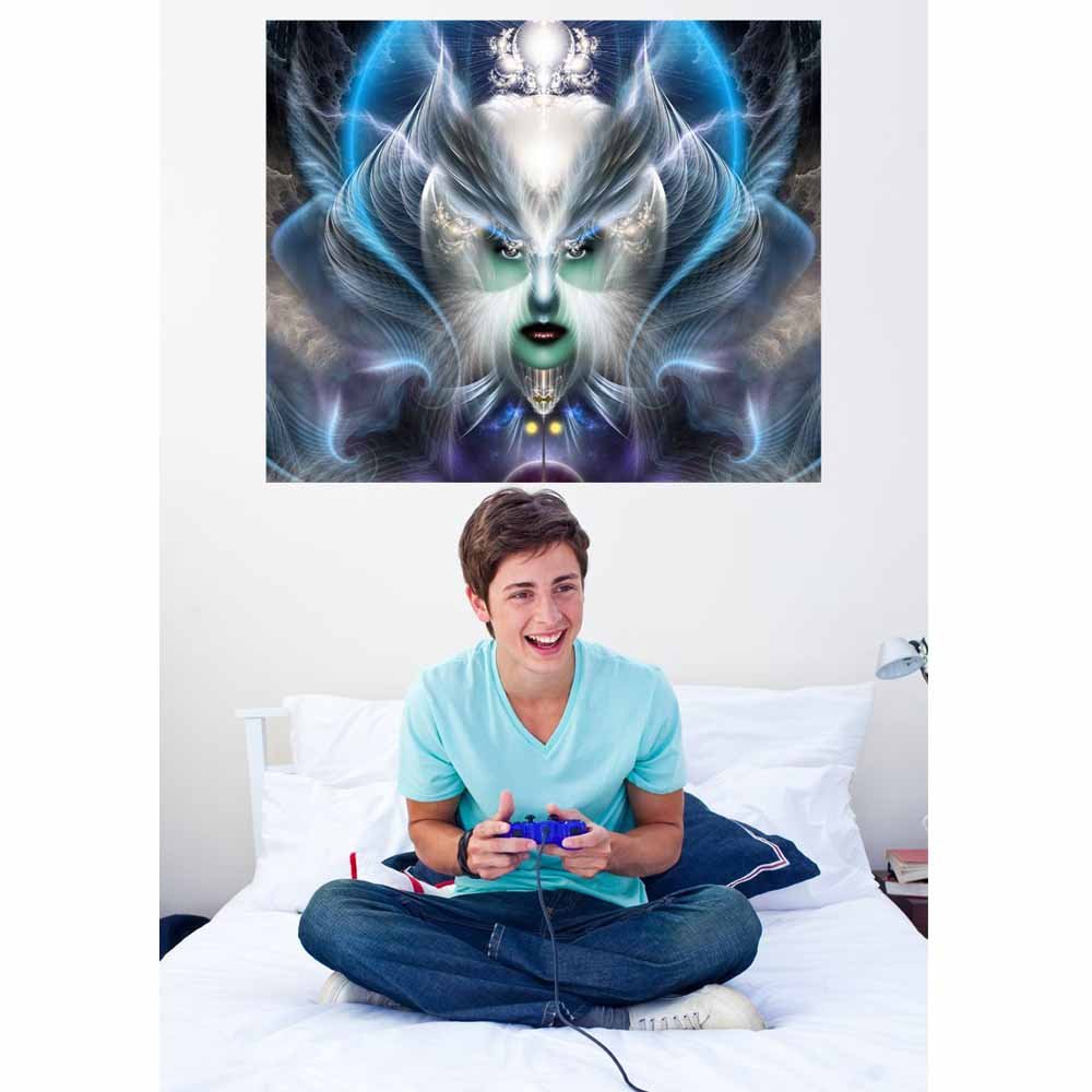 Thera of Titan ST Portrait Wall Decal Installed | Wallhogs