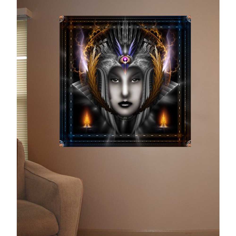 Thinosia Queen of Armageddon Wall Decal Installed