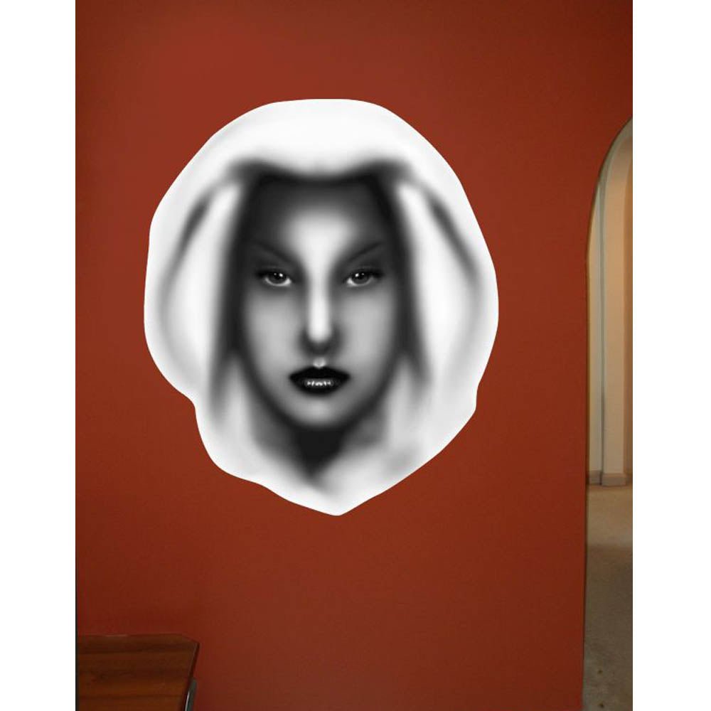 Those Eyes Fractal Art Wall Decal Installed | Wallhogs