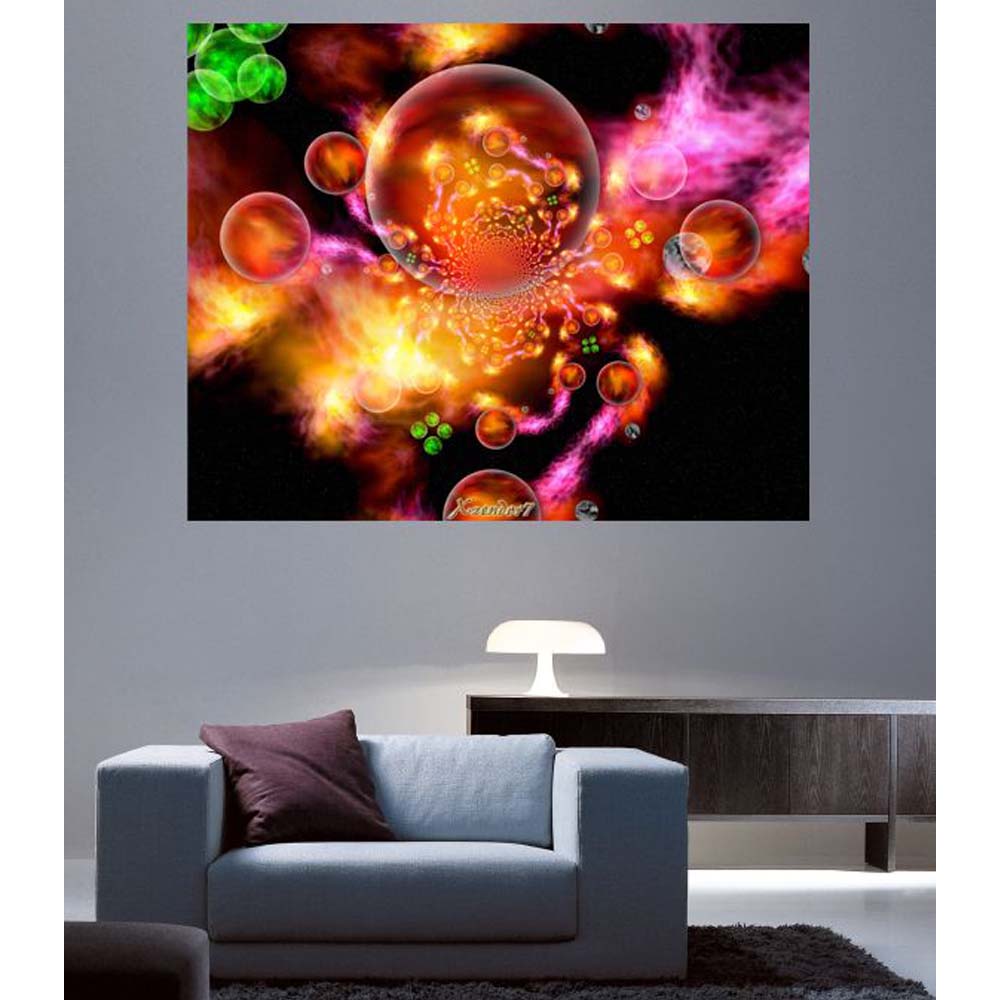 Wacky Inter-Dimensional Stellar Nursery Gloss Poster