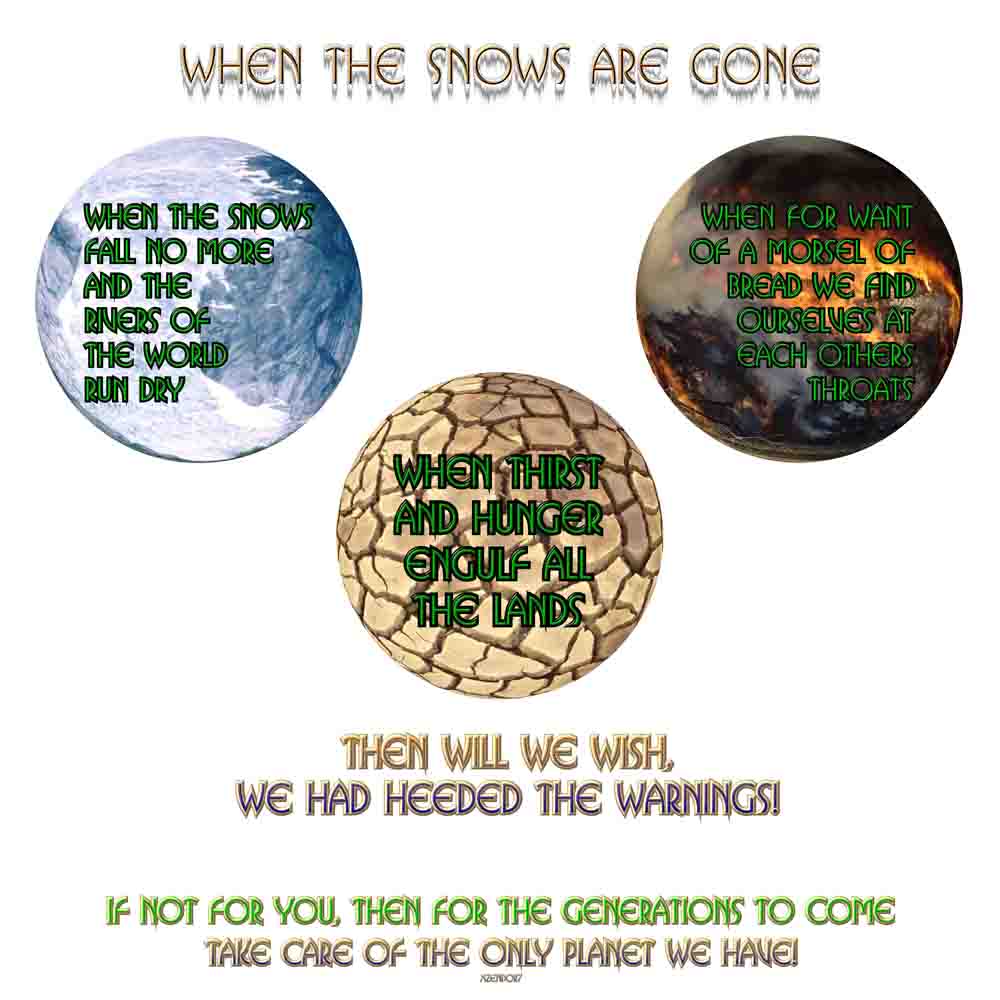 When the Snows Are Gone Wall Decal Printed | Wallhogs