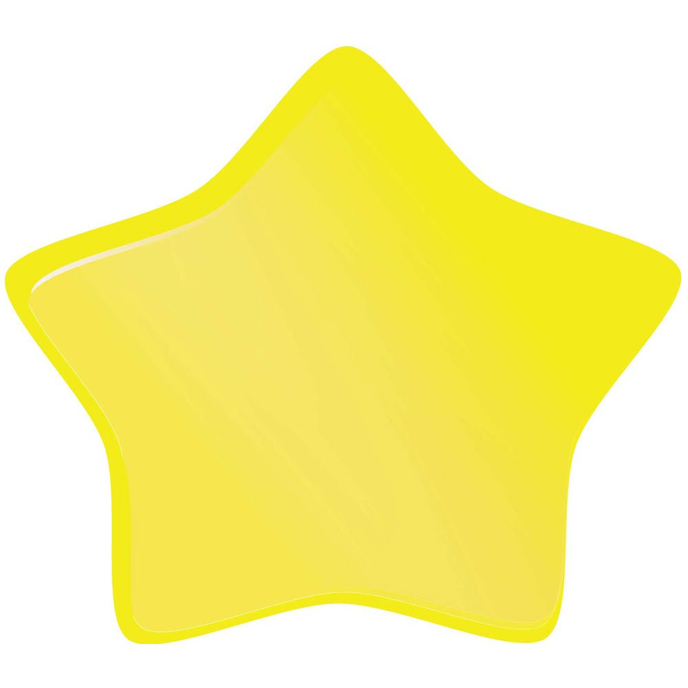 Yellow Soft Star Wall Decal Printed | Wallhogs